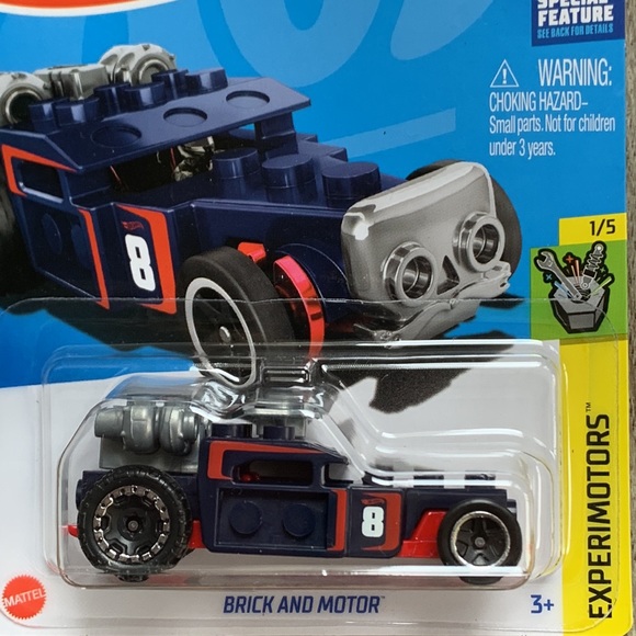 Hot Wheels Brick & Motor HW Experimotors 1/5 Mattel Hotwheels 25/250 MEGA BLOCK - Picture 6 of 6
